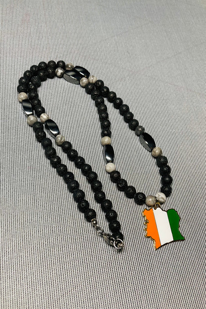 Ultra Country Flag Pendant Necklaces