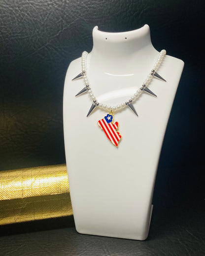 Ultra Country Flag Pendant Necklaces