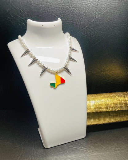 Ultra Country Flag Pendant Necklaces