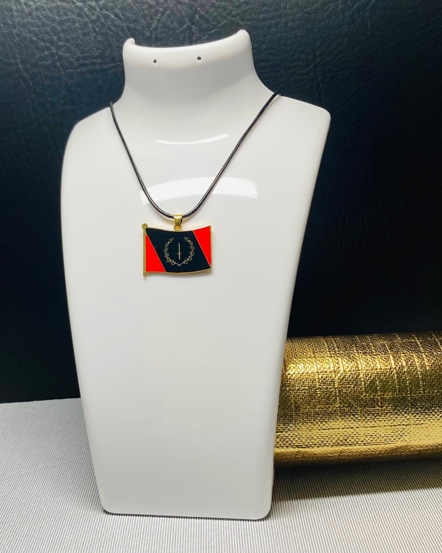 Ultra Country Flag Pendant Necklaces