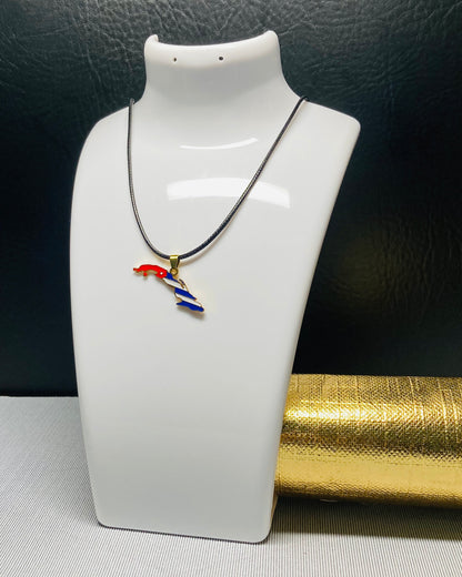 Ultra Country Flag Pendant Necklaces