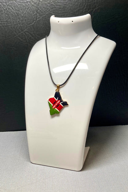 Ultra Country Flag Pendant Necklaces