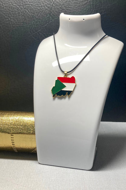 Ultra Country Flag Pendant Necklaces