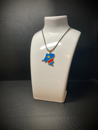 Ultra Country Flag Pendant Necklaces