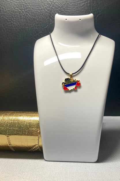 Ultra Country Flag Pendant Necklaces