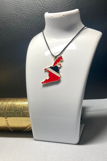 Ultra Country Flag Pendant Necklaces