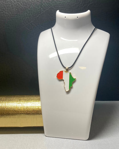 Ultra Country Flag Pendant Necklaces - B