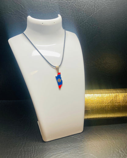 Ultra Country Flag Pendant Necklaces - B