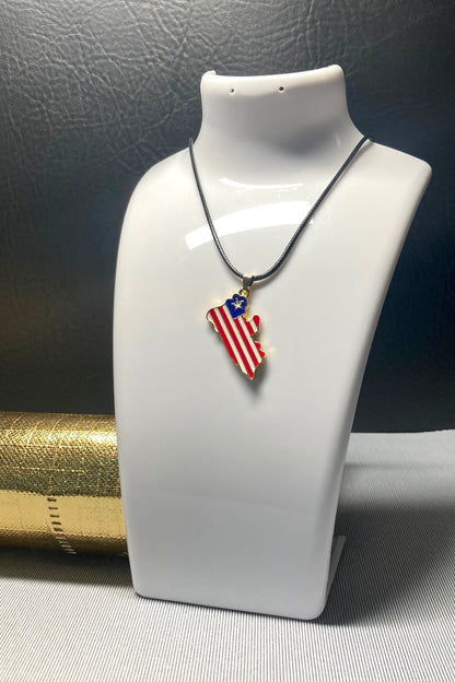 Ultra Country Flag Pendant Necklaces