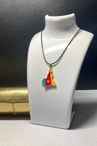 Ultra Country Flag Pendant Necklaces